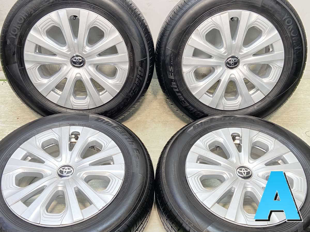 195/65R15 ヨコハマ ブルーアースES32 トヨタ純正 15x6.5 40 100-5穴 中古タイヤ サマータイヤ ホイールセット 4本セット