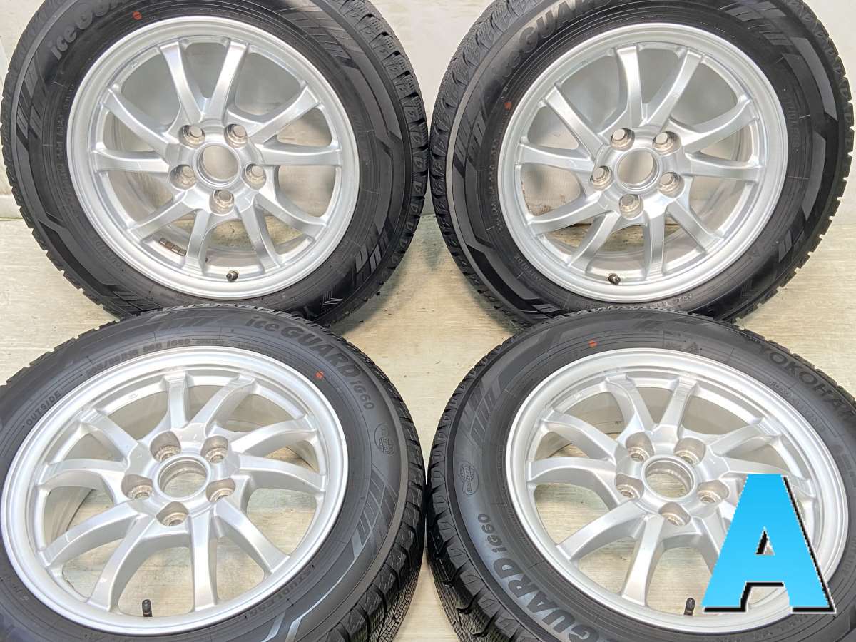 205/60R16 ヨコハマ アイスガード iG60 トヨタ純正 16x6.5 39 114.3-5穴 中古タイヤ スタッドレスタイヤ ホイールセット 4本セット