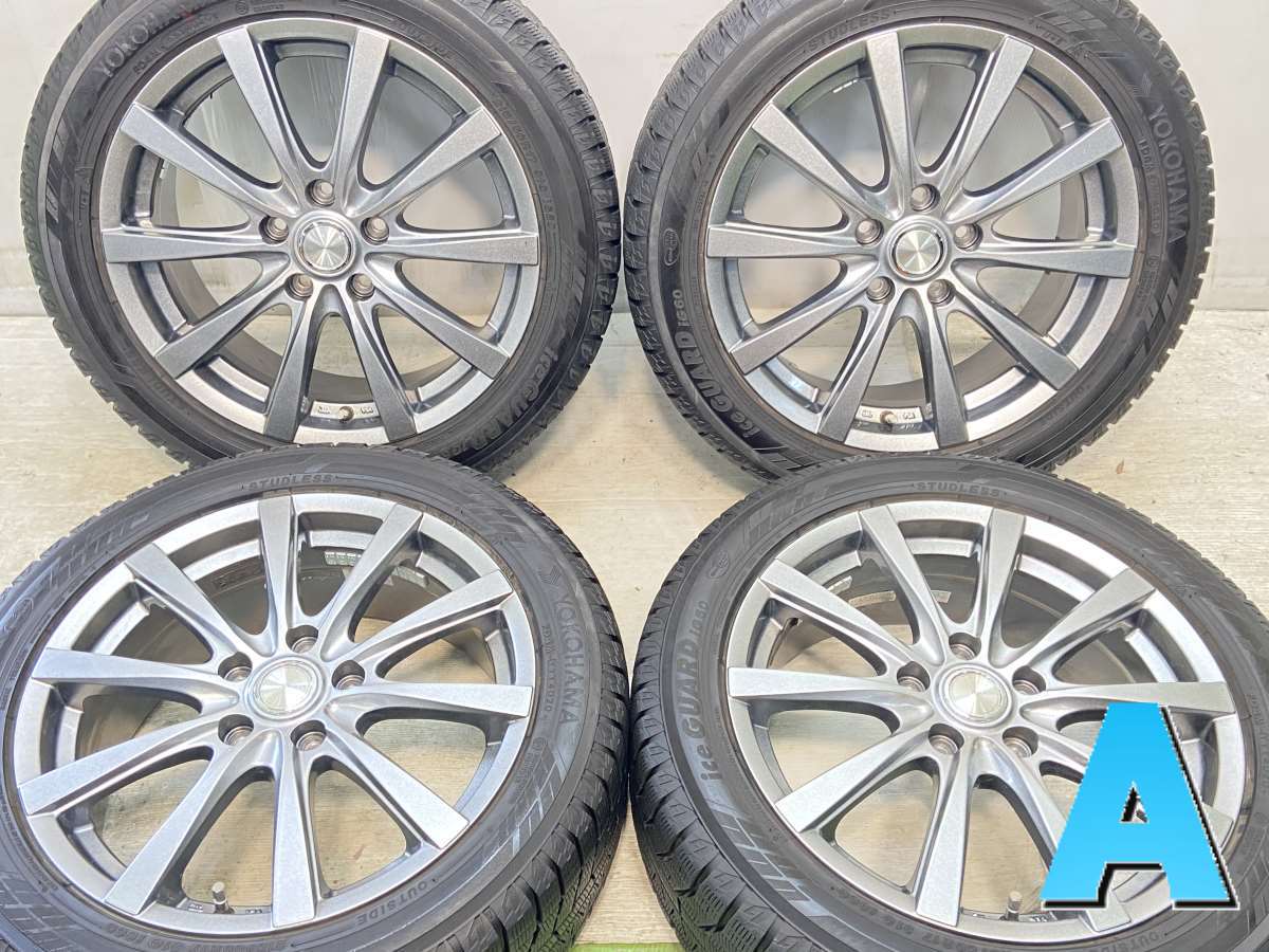 215/50R17 ヨコハマ アイスガード iG60 　 GRASS 17x7.0 54 114.3-5穴 中古タイヤ スタッドレスタイヤ ホイールセット 4本セット