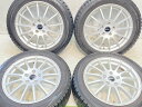 205/55R17 ダンロップ ウィンターマックス WM02 GELBUT 17x7.0 52 112-5穴 中古タイヤ スタッドレスタイヤ ホイールセット 4本セット