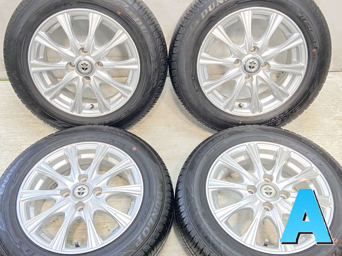 165/70R14 ダンロップ エナセーブ EC204 　 JOKER 14x5.5 38 100-4穴 中古タイヤ サマータイヤ ホイールセット 4本セット