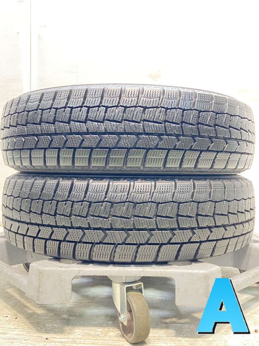 155/65R14 ダンロップ ウィンターマックス WM02 中古タイヤ スタッドレスタイヤ 2本セット