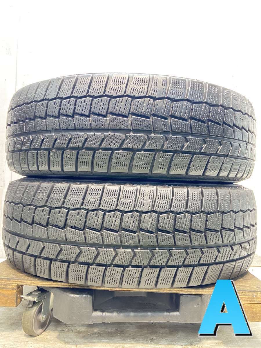 215/65R16 ダンロップ ウィンターマックス WM02 中古タイヤ スタッドレスタイヤ 2本セット