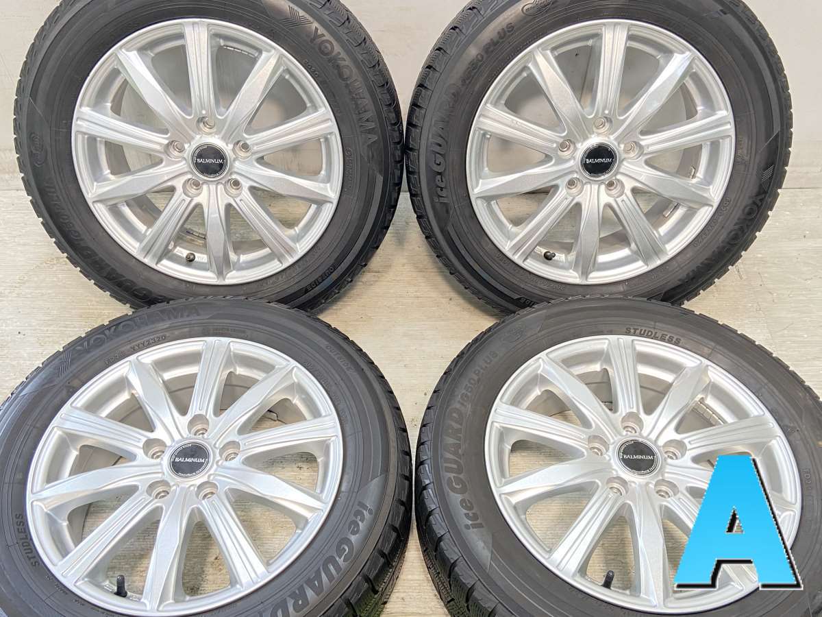 205/60R16 ヨコハマ アイスガード iG50 PLUS ブリヂストン BALMINUM 16x6.5 54 114.3-5穴 中古タイヤ スタッドレスタイヤ ホイールセット 4本セット