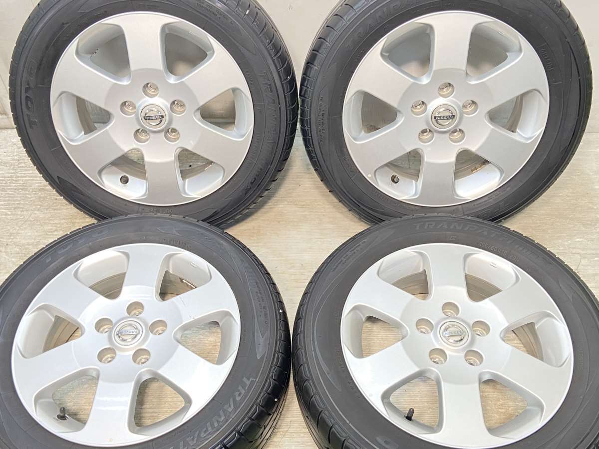 AUTOBACS ESPORTE AB1 155/65R13】夏タイヤ 4本【日産 純正ホイール 13