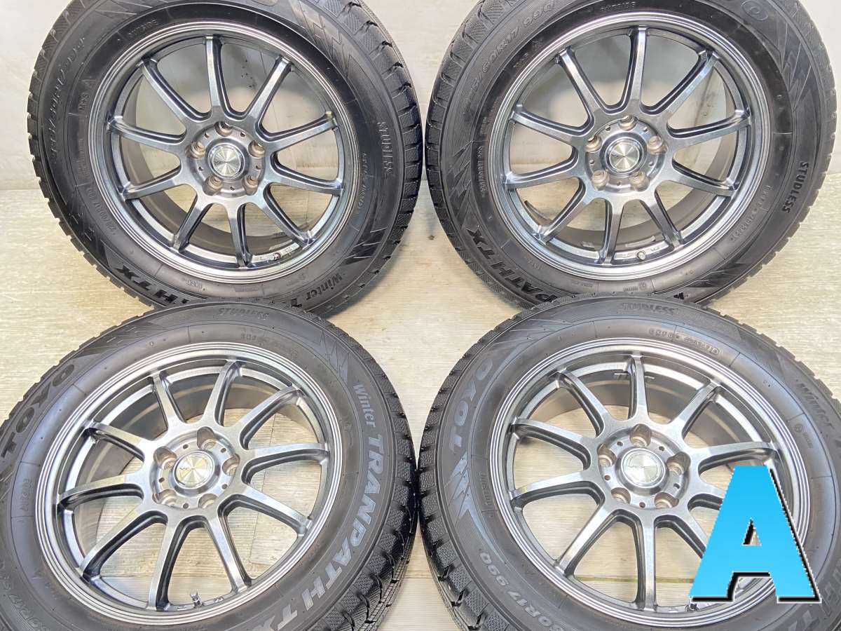 F0217）中古タイヤ4本セット！225/60R18 送料込み！RAV4など｜タイヤ 
