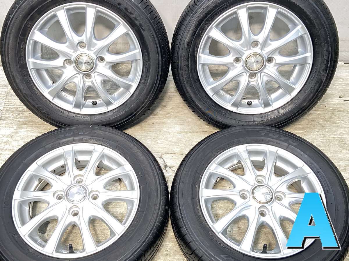 軽用・夏タイヤ・155・65・13　TOYO・2017年　良品　鉄ホイール 軽用・夏タイヤ・155・65・13 TOYO・2017年 良品 鉄ホイール
