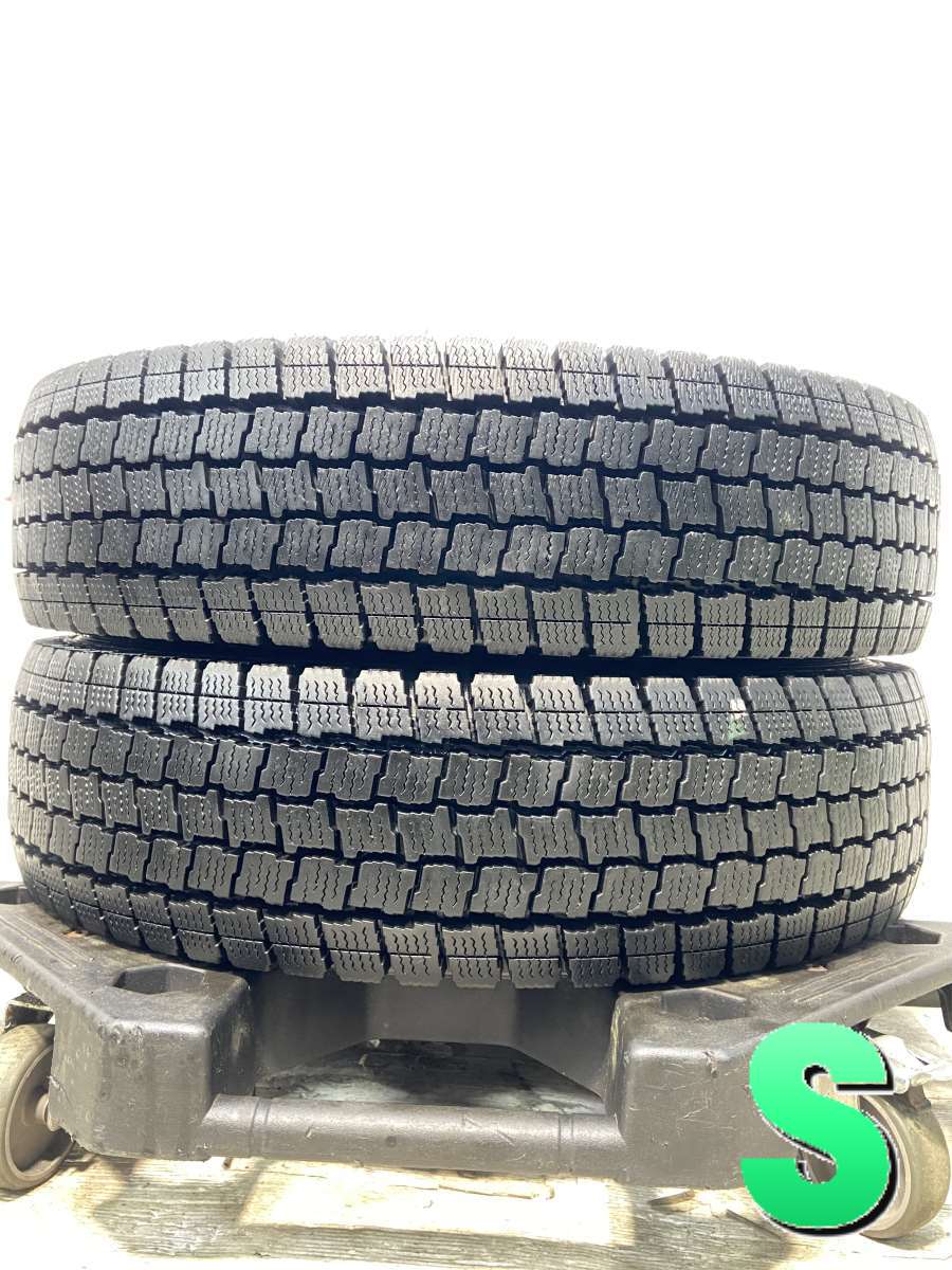 BRIDGESTONE - 165/80R13 90/88 グッドイヤー アイスナビ カーゴ 中古タイヤ スタッドレスタイヤ 2本セット