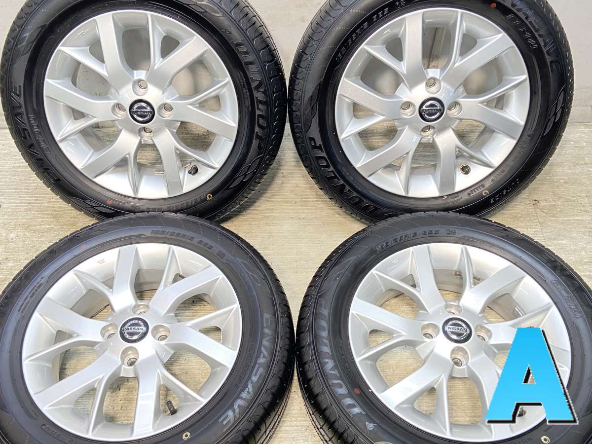 ☆美品 日産 ノート 純正アルミホイール 185/65R15 ダンロップ 4本 