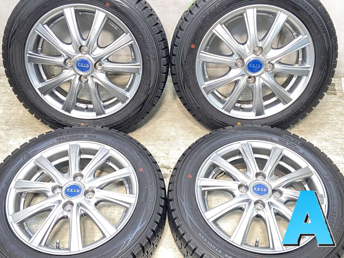 ホイール付タイヤセット FEID 14インチ ヨコハマ ECOS 185/70R14 4本セット 中古 苫小牧西店 ホイール付タイヤセット FEID 14インチ ヨコハマ ECOS 185/70R14 4本
