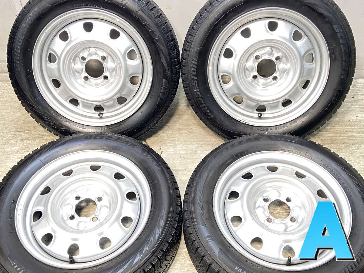 185/60R15 ブリヂストン ブリザック VRX2 　 TOPY M60 15x5.5 100-4穴 中古タイヤ スタッドレスタイヤ ホイールセット 4本セット