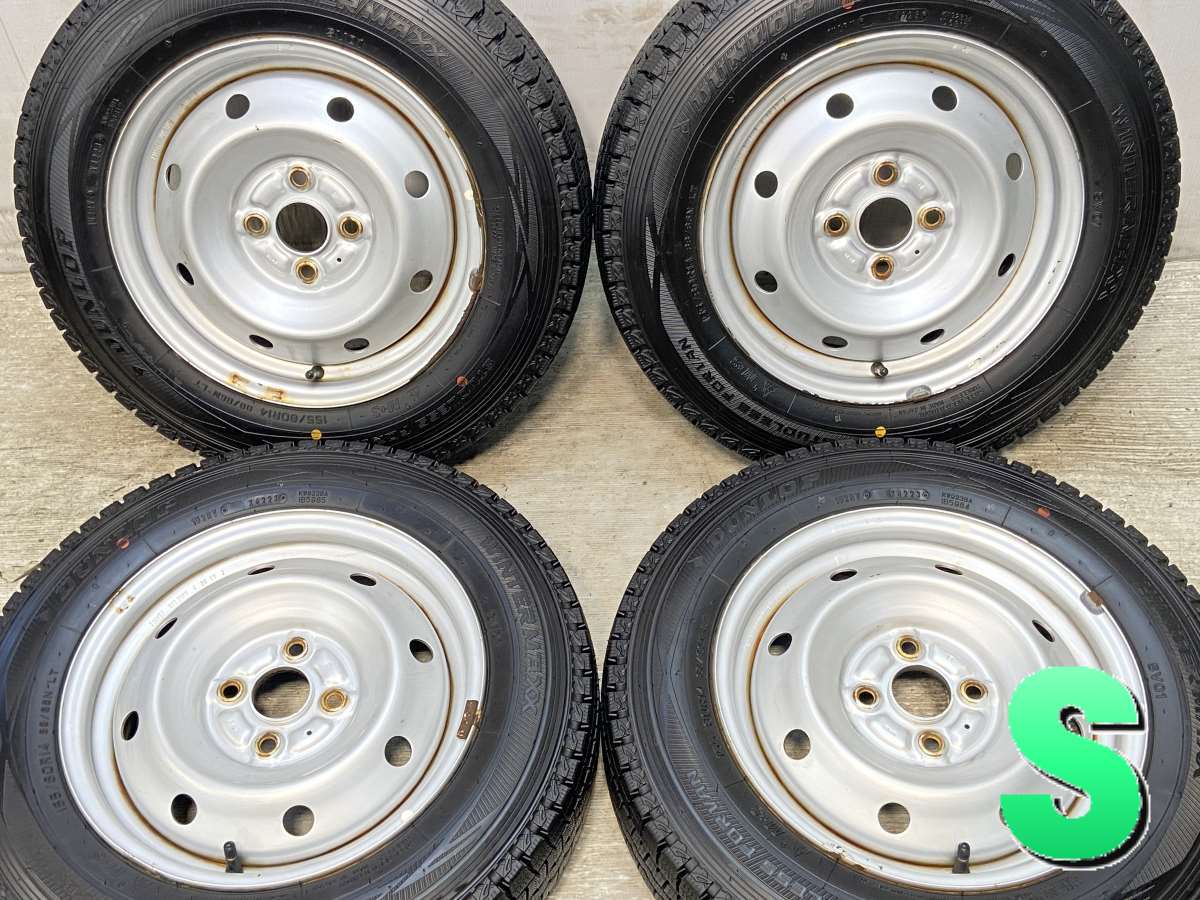 楽天市場】155／80r14 スタッドレスタイヤ ホイールセット