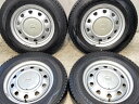 165/80R14 97/95LT ダンロップ ウィンターマックス SV01 SCHWARZ MV 14x5.0 100/114.3-4穴 中古タイヤ スタ...
