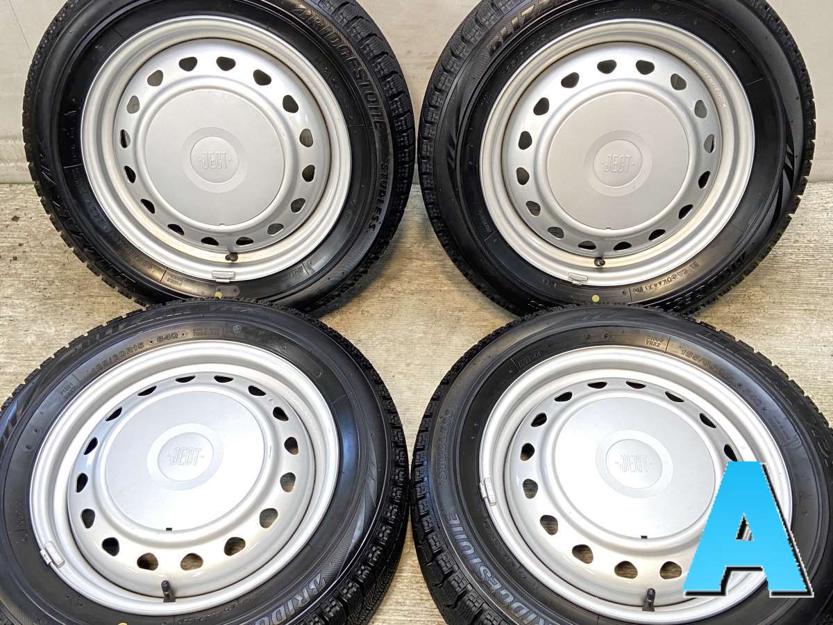 185/60R15 ブリヂストン ブリザック VRX 　 JECT S7 15x5.5 100/114.3-4穴 中古タイヤ スタッドレスタイヤ ホイールセット 4本セット