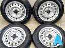 155/80R14 88/86LT ダンロップ エナセーブ VAN01 トヨタ純正 AL 14x5.0 100-4穴 中古タイヤ サマータイヤ ホイールセット ...
