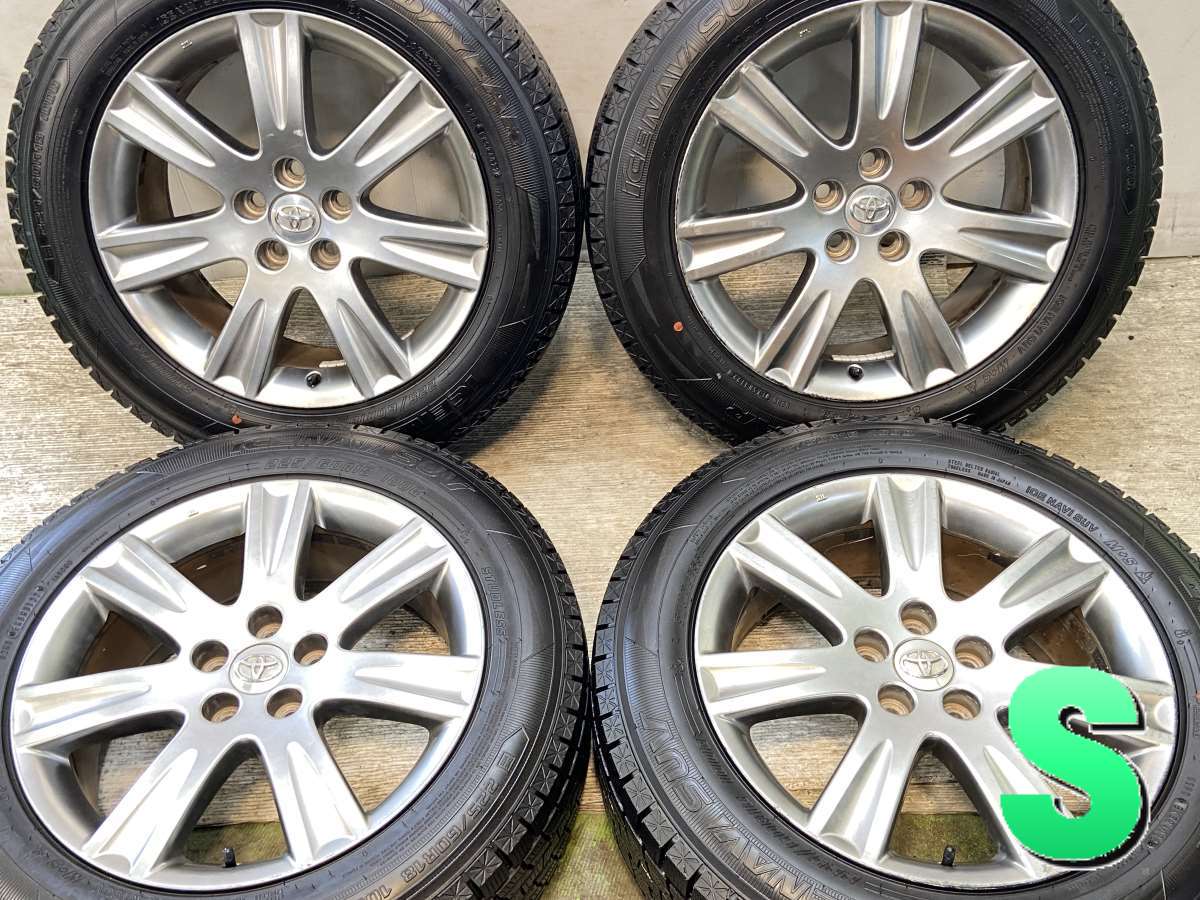 樂天商城 - 225/60R18 グッドイヤー アイスナビ SUV トヨタ純正 18x7.5 39 114.3-5穴 中古タイヤ スタッドレスタイヤ ホイールセット 4本セット