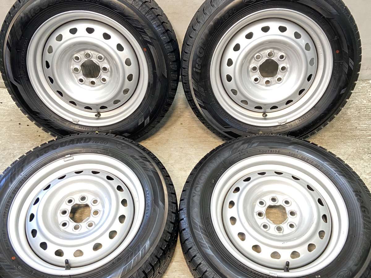 185/65R15 ヨコハマ アイスガード iG60 　 R6 15x5.5 100/114.3-4穴 中古タイヤ スタッドレスタイヤ ホイールセット 4本セット