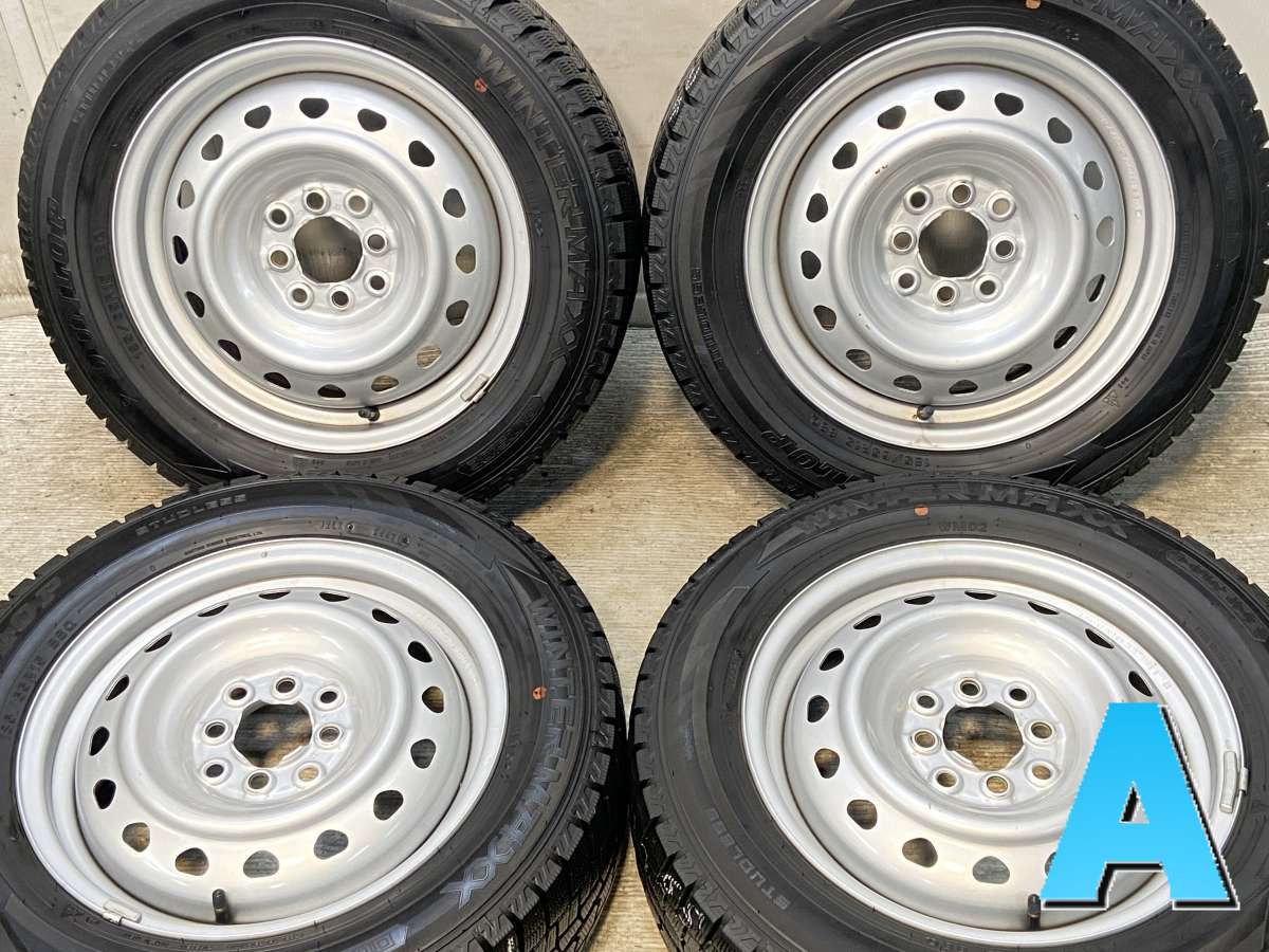 185/65R15 ダンロップ ウィンターマックス WM02 　 S7 15x5.5 100/114.3-4穴 中古タイヤ スタッドレスタイヤ ホイールセット 4本セット