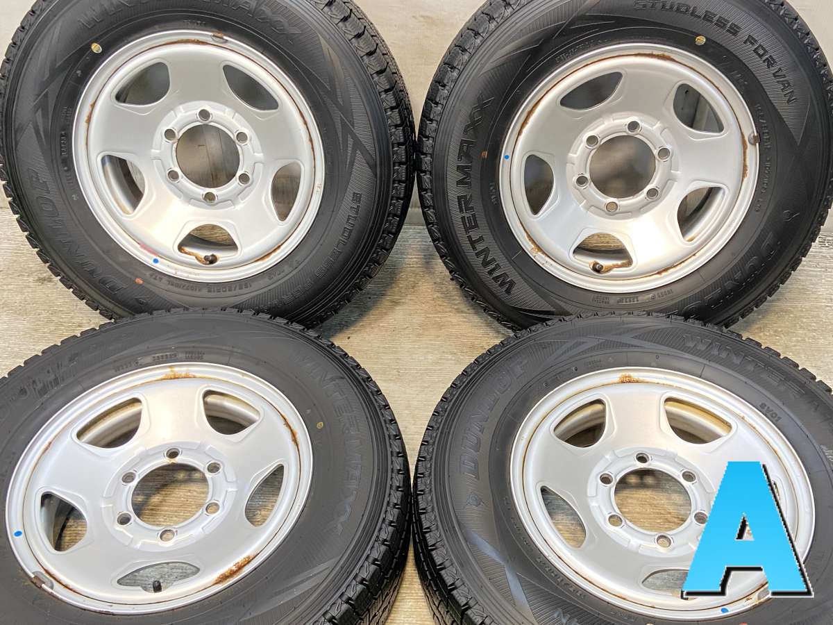 楽天市場】スタッドレス キャラバン 195/80r15 中古の通販