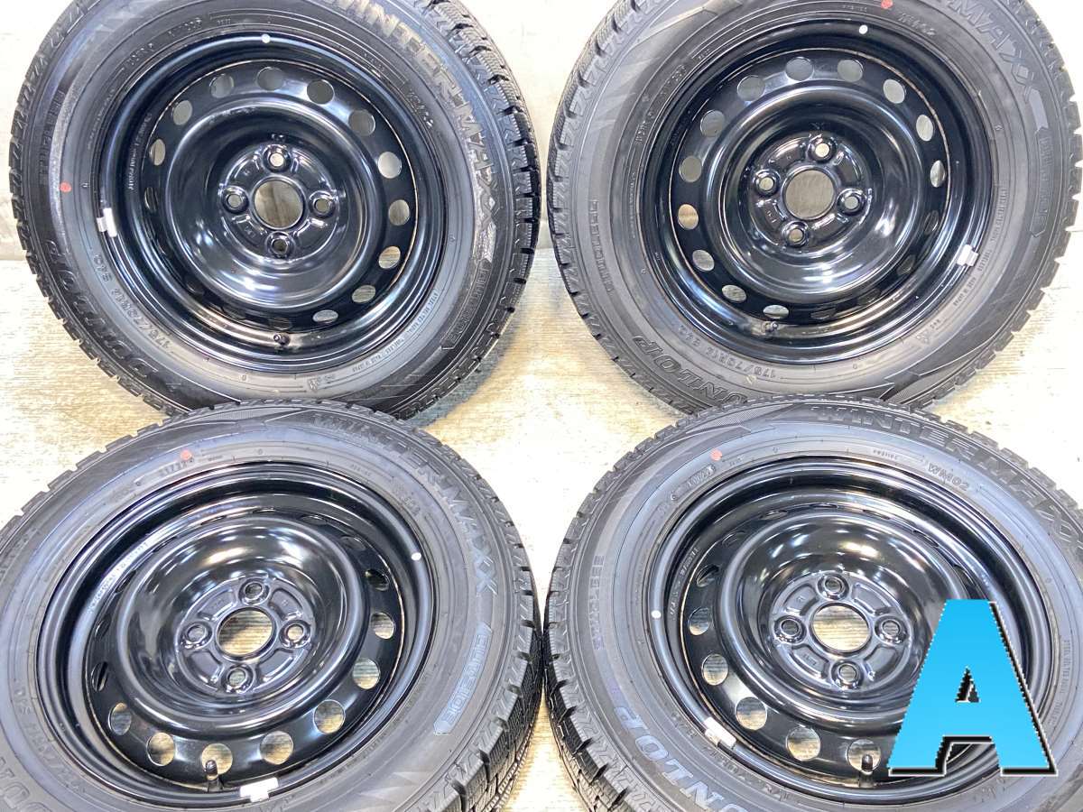 175/70R14 ダンロップ ウィンターマックス WM02 トヨタ純正 L20 14x5.5 40 100-4穴 中古タイヤ スタッドレスタイヤ ホイールセット 4本セット