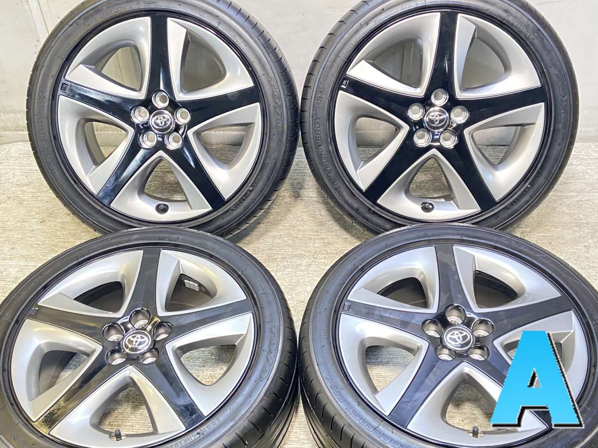 215/45R17 トーヨータイヤ ナノエナジー R53 トヨタ純正 17x7.0 50 100-5穴 中古タイヤ サマータイヤ ホイールセット 4本セット