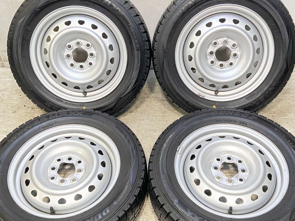 185/65R15 ダンロップ ウィンターマックス WM02 　 S7 15x5.5 100/114.3-4穴 中古タイヤ スタッドレスタイヤ ホイールセット 4本セット