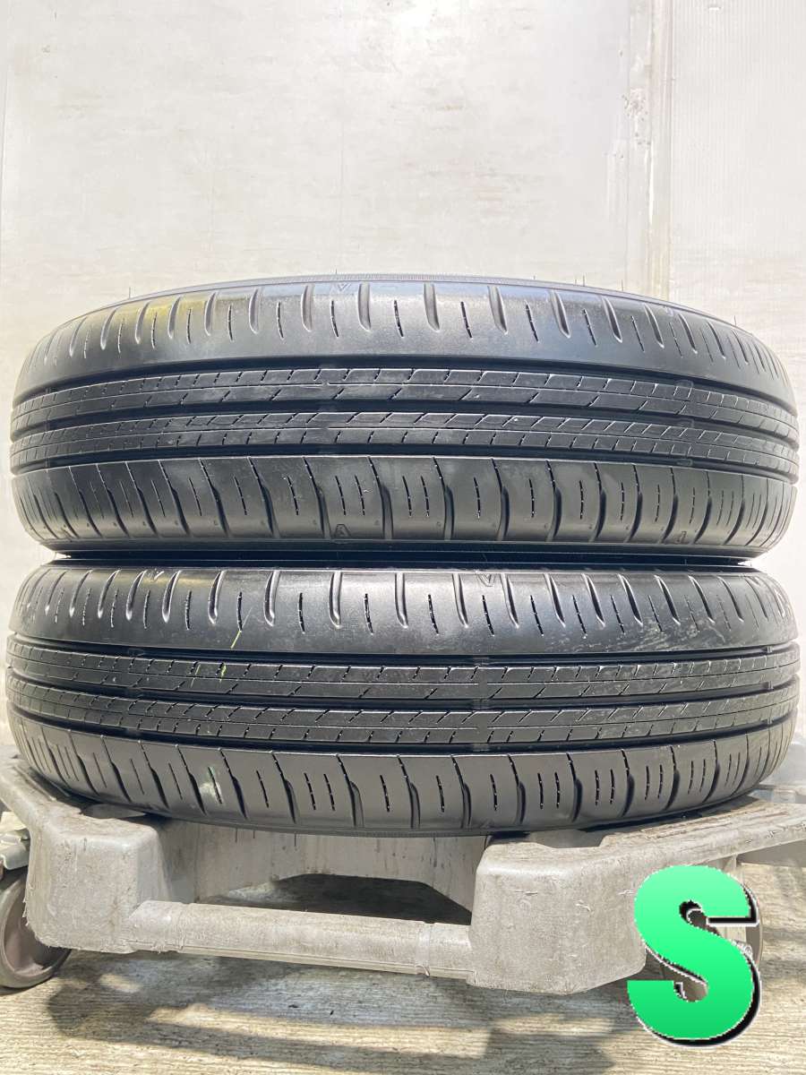 155/65R14 ダンロップ エナセーブ EC300+ 中古タイヤ サマータイヤ 2本セット