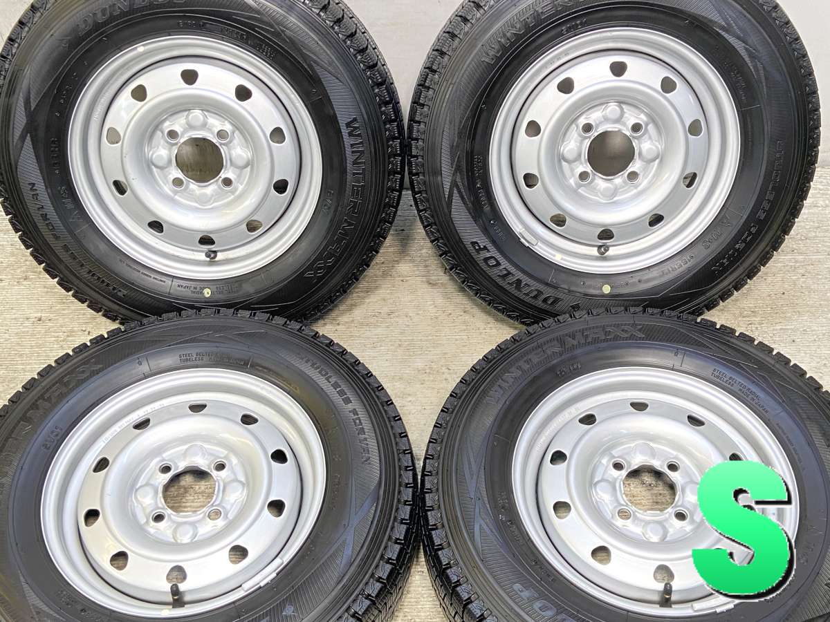 Rakuten - 165R13 6PR ダンロップ ウィンターマックス SV01 　 TOPY M70 13x5.0 100-4穴 中古タイヤ スタッドレスタイヤ ホイールセット 4本セット