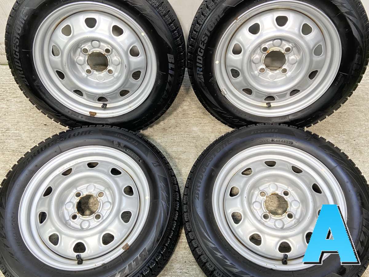 165/65R14 ブリヂストン ブリザック VRX2 　 TOPY M47A 14x5.0 100-4穴 中古タイヤ スタッドレスタイヤ ホイールセット 4本セット