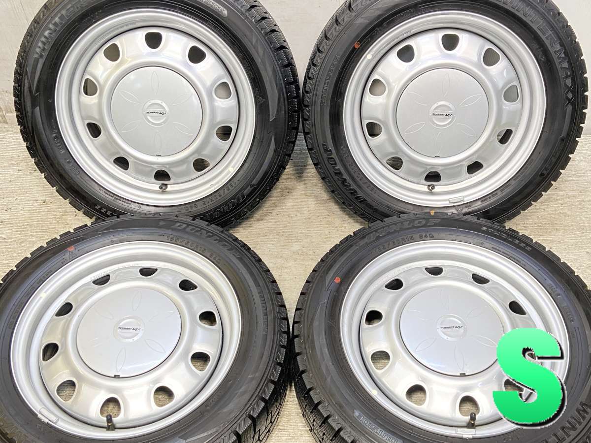 185／60R15（スタッドレスタイヤ・ホイールセット｜タイヤ 【送料無料 
