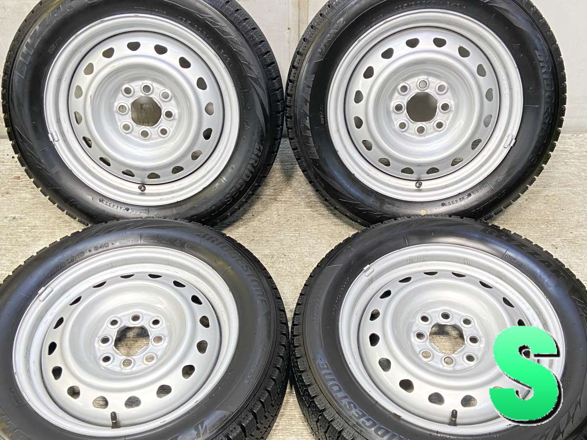 185/60R15 ブリヂストン ブリザック VRX2 　 R6 15x5.5 100/114.3-4穴 中古タイヤ スタッドレスタイヤ ホイールセット 4本セット