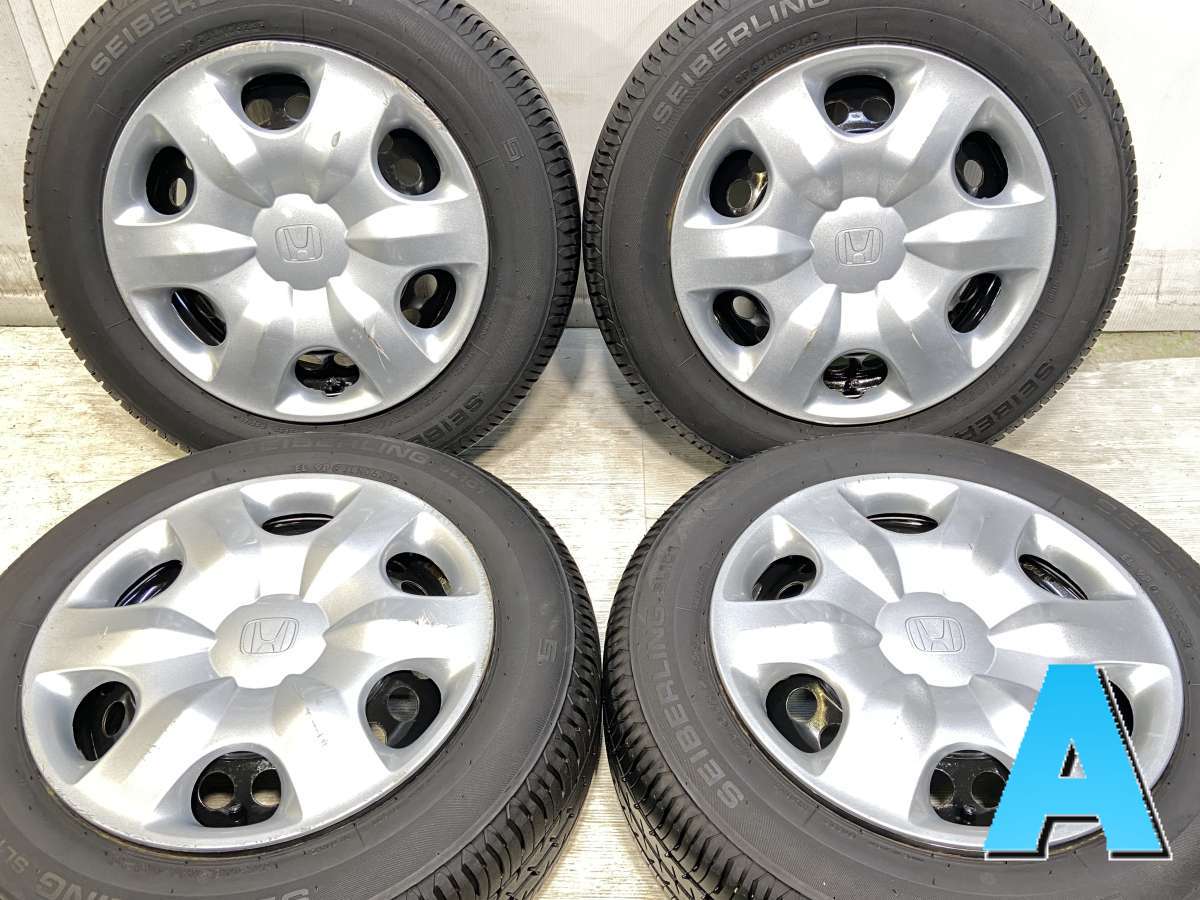 175/65R14 セイバーリング SL101 ホンダ純正 GR 14x5.5 100-4穴 中古タイヤ サマータイヤ ホイールセット 4本セット