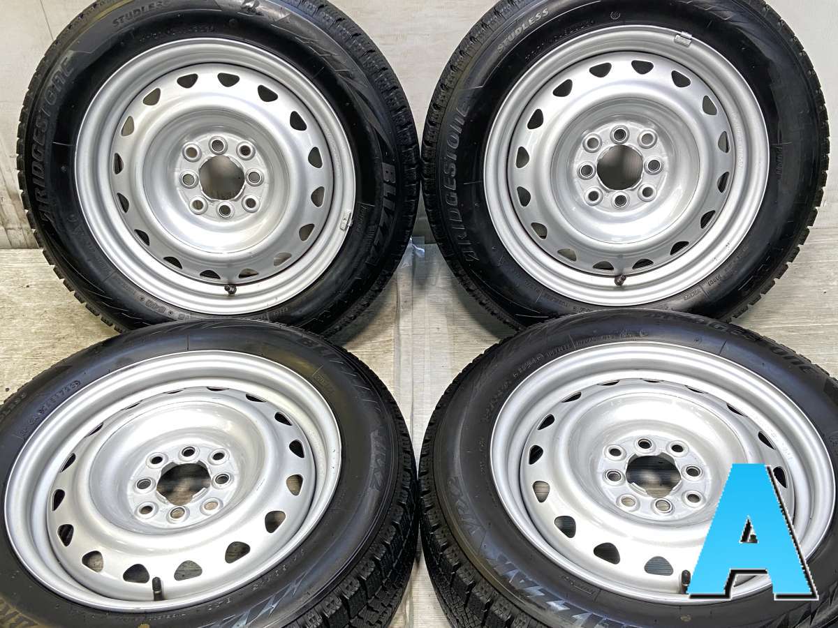 185/60R15 ブリヂストン ブリザック VRX2 　 YE 15x6.0 100/114.3-4穴 中古タイヤ スタッドレスタイヤ ホイールセット 4本セット