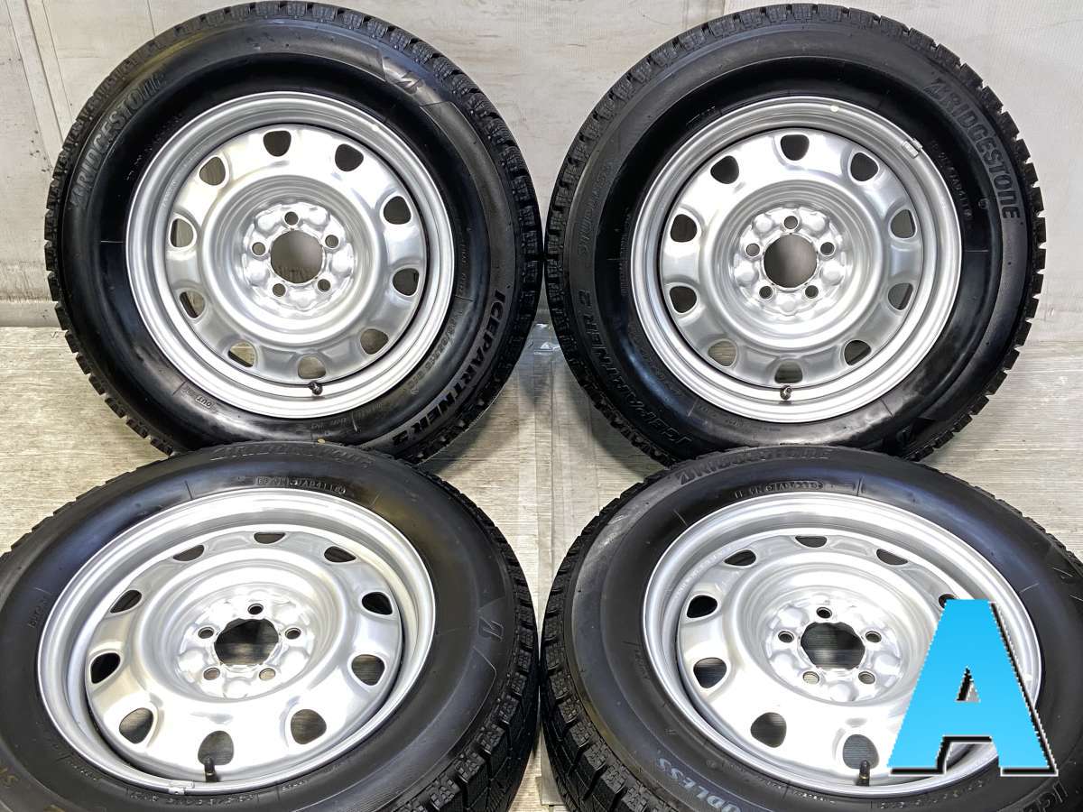 195/65R15 ブリヂストン アイスパートナー2 　 TOPY M61 15x6.0 100-5穴 中古タイヤ スタッドレスタイヤ ホイールセット 4本セット