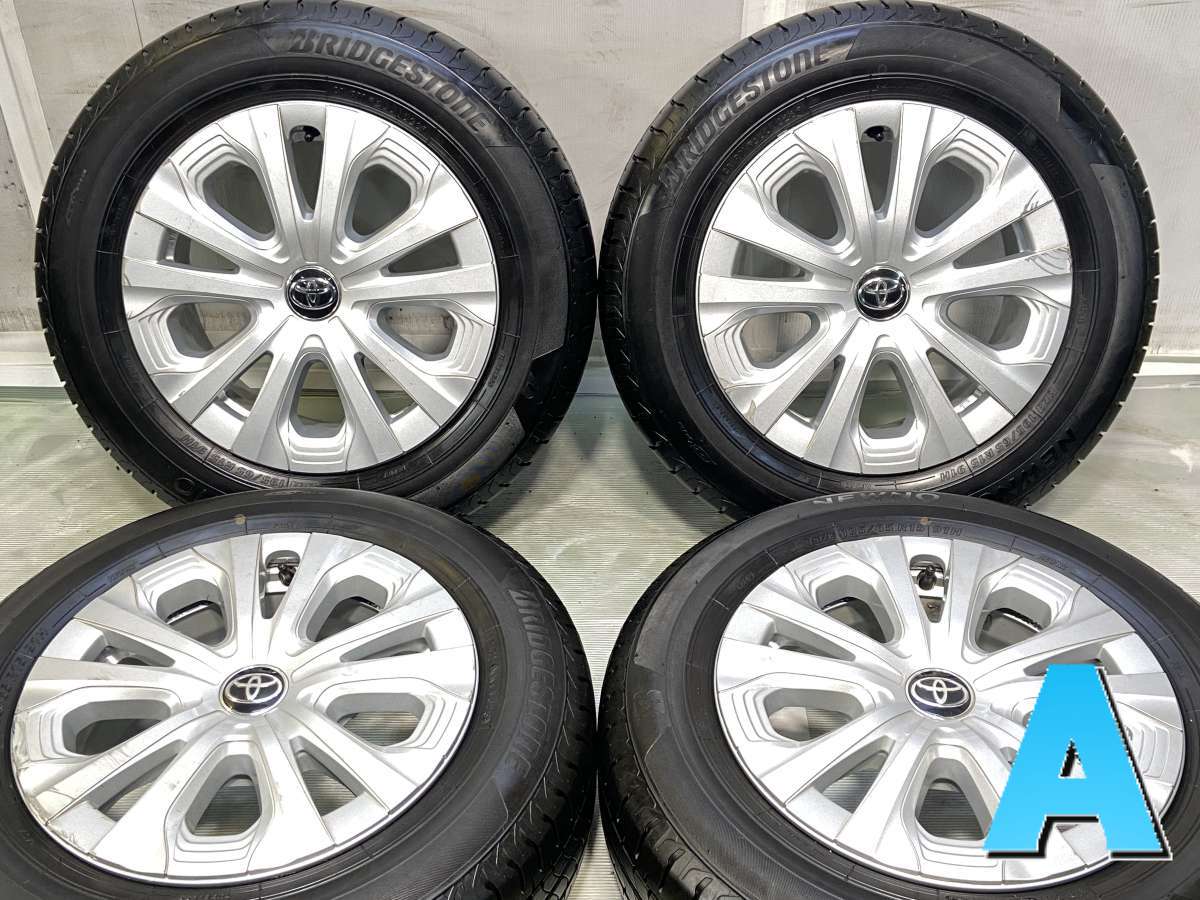 195/65R15 ブリヂストン NEWNO トヨタ純正 15x6.5 40 100-5穴 中古タイヤ サマータイヤ ホイールセット 4本セット