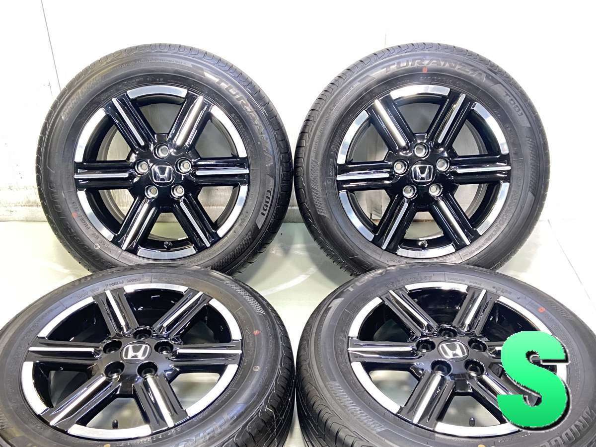 215/60R16 ブリヂストン トランザ T001 ホンダ純正 ヴェゼル 16x7.0 50 114.3-5穴 中古タイヤ サマータイヤ ホイールセット 4本セット
