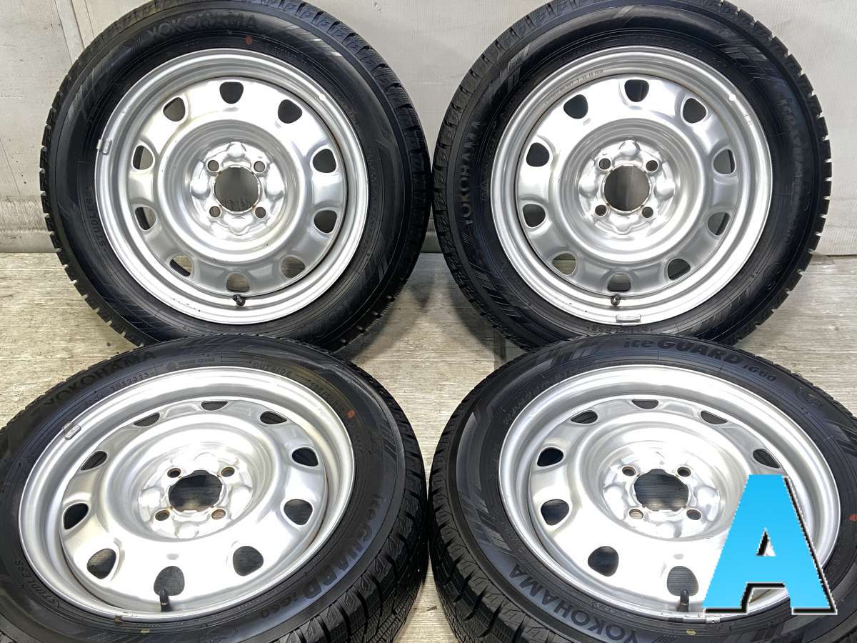 185/60R15 ヨコハマ アイスガード iG60 　 TOPY M60 15x5.5 42 100-4穴 中古タイヤ スタッドレスタイヤ ホイールセット 4本セット