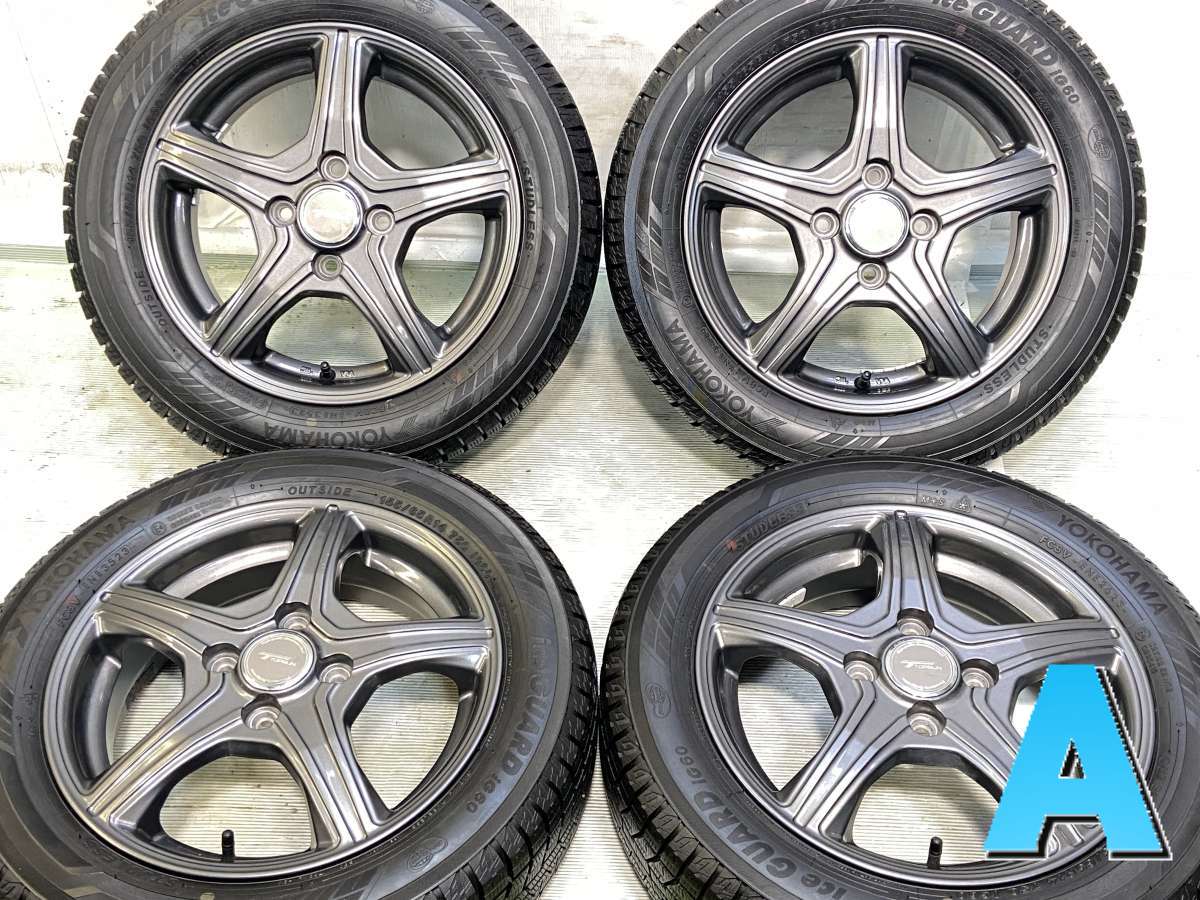 楽天市場】中古スタッドレスタイヤホイール4本セット 155/65/r14の通販