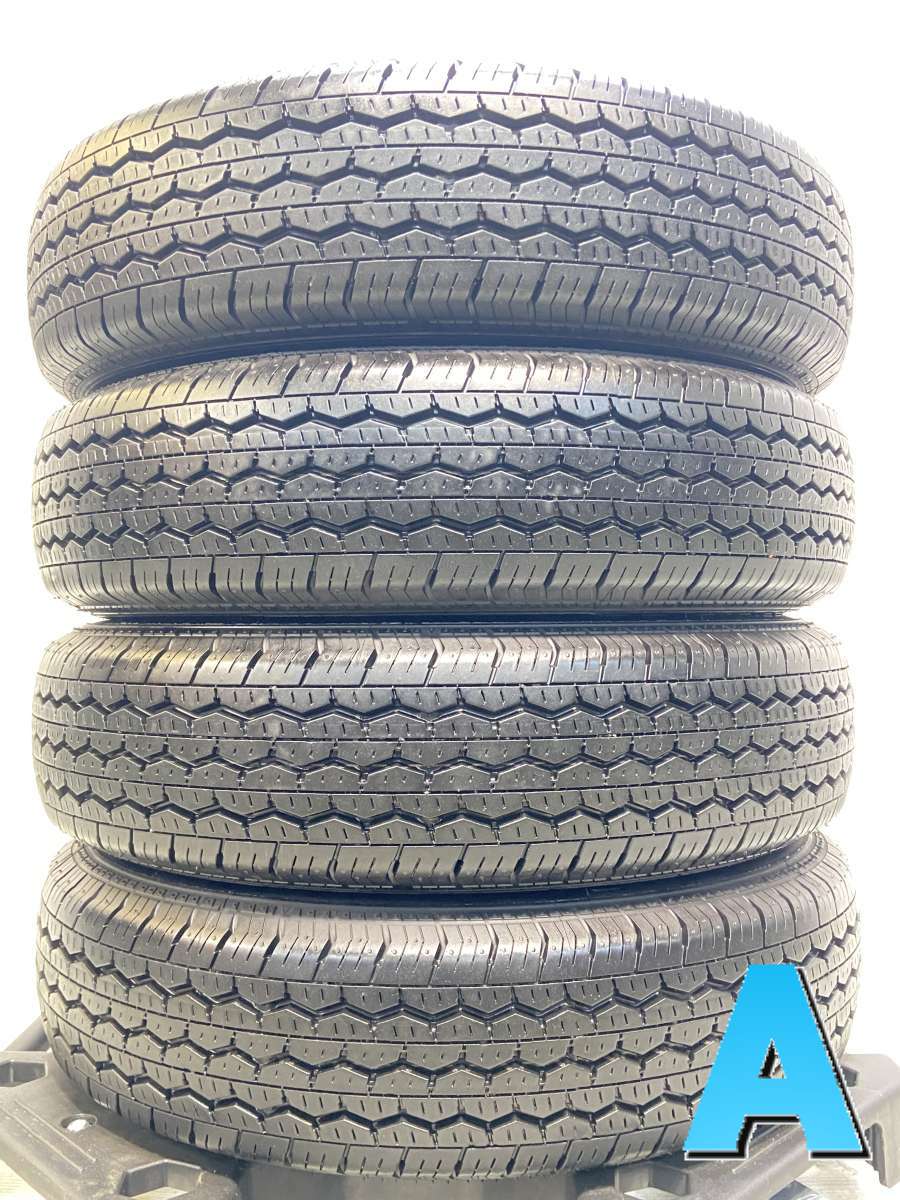 145/80R13 88/86 ブリヂストン RD-613 STEEL 中古タイヤ サマータイヤ 4本セット