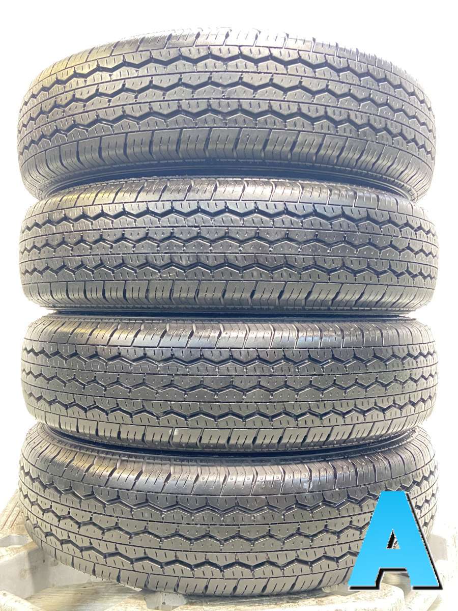 145/80R13 88/86 ブリヂストン RD-613 STEEL 中古タイヤ サマータイヤ 4本セット