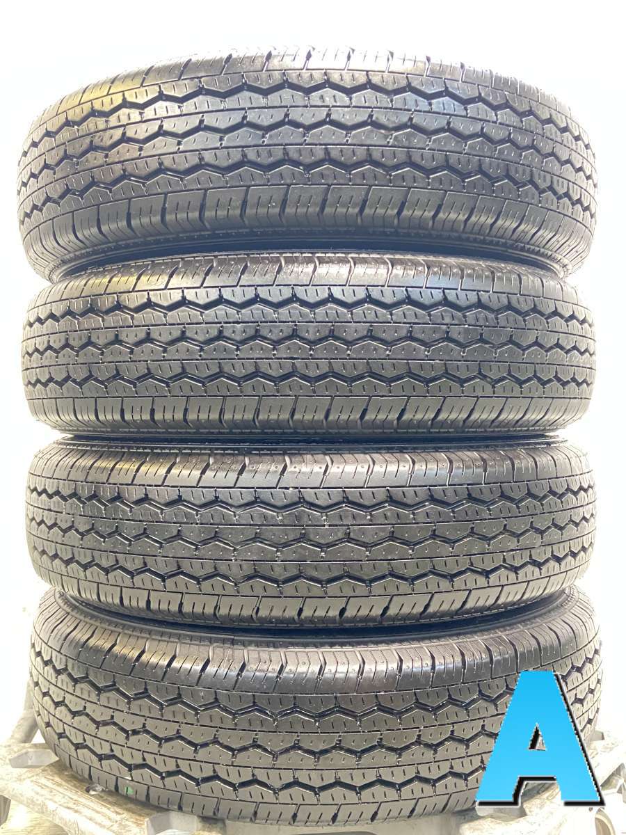 145/80R13 88/86 ブリヂストン RD-613 STEEL 中古タイヤ サマータイヤ 4本セット