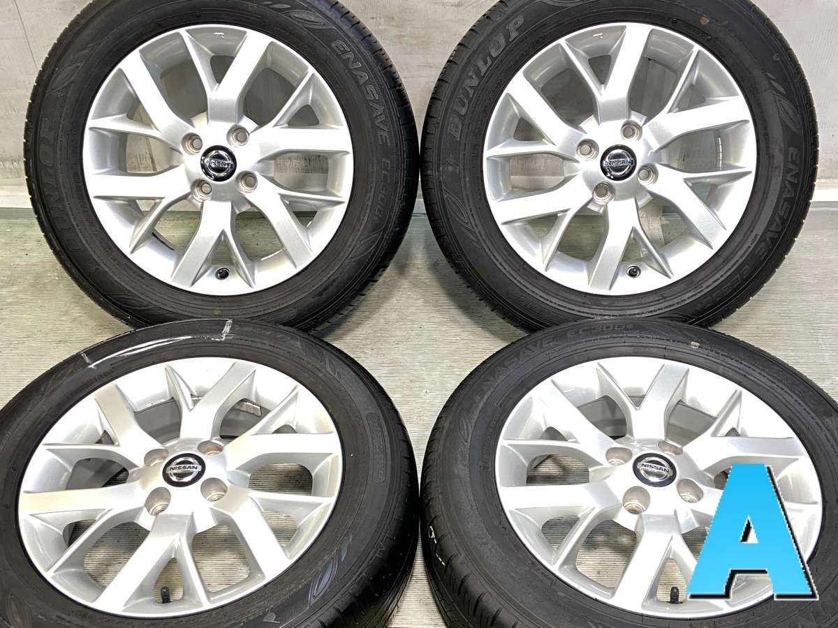 185/65R15 ダンロップ エナセーブ EC300+ 日産純正 15x5.5 40 100-4穴 中古タイヤ サマータイヤ ホイールセット 4本セット