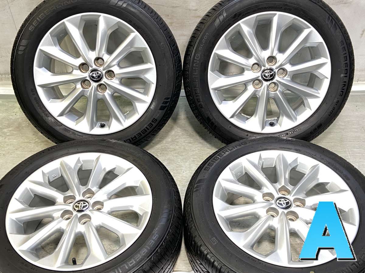 205/55R16 セイバーリング SL201 トヨタ純正 16x7.0 50 100-5穴 中古タイヤ サマータイヤ ホイールセット 4本セット