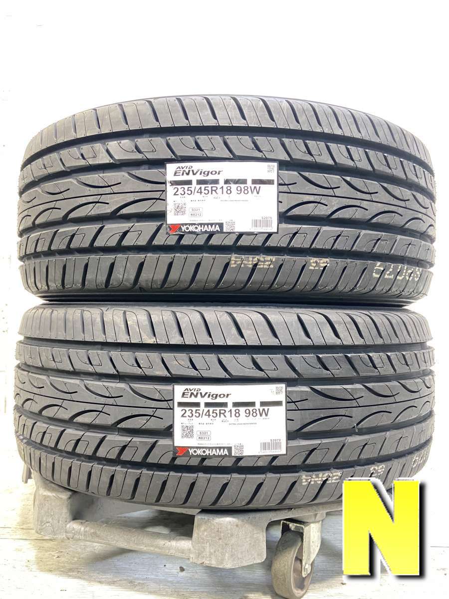 橫濱（Yokohama） - 235/45R18 ヨコハマ AVID ENVigor 中古タイヤ サマータイヤ 2本セット
