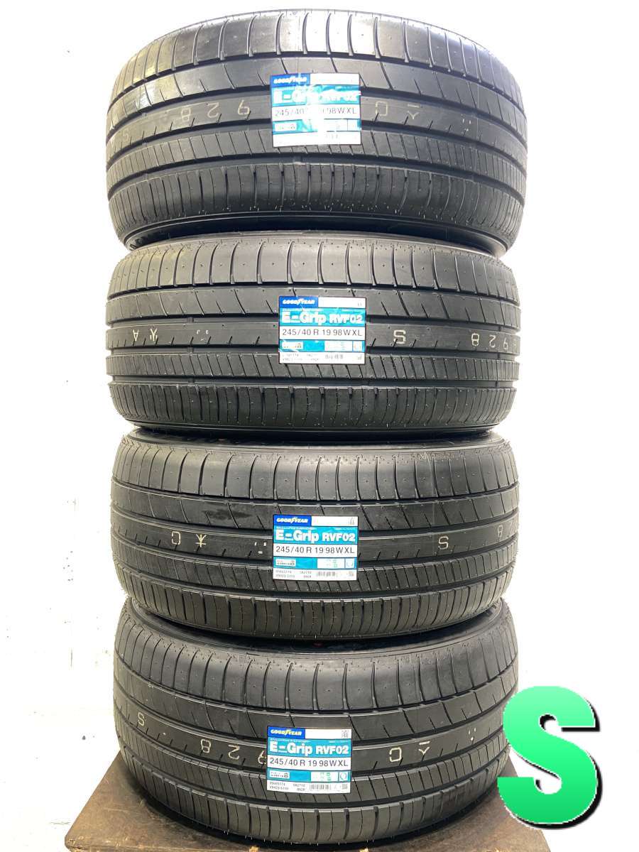 Rakuten - 245/40R19 グッドイヤー エフィシエント グリップ RVF02 中古タイヤ サマータイヤ 4本セット