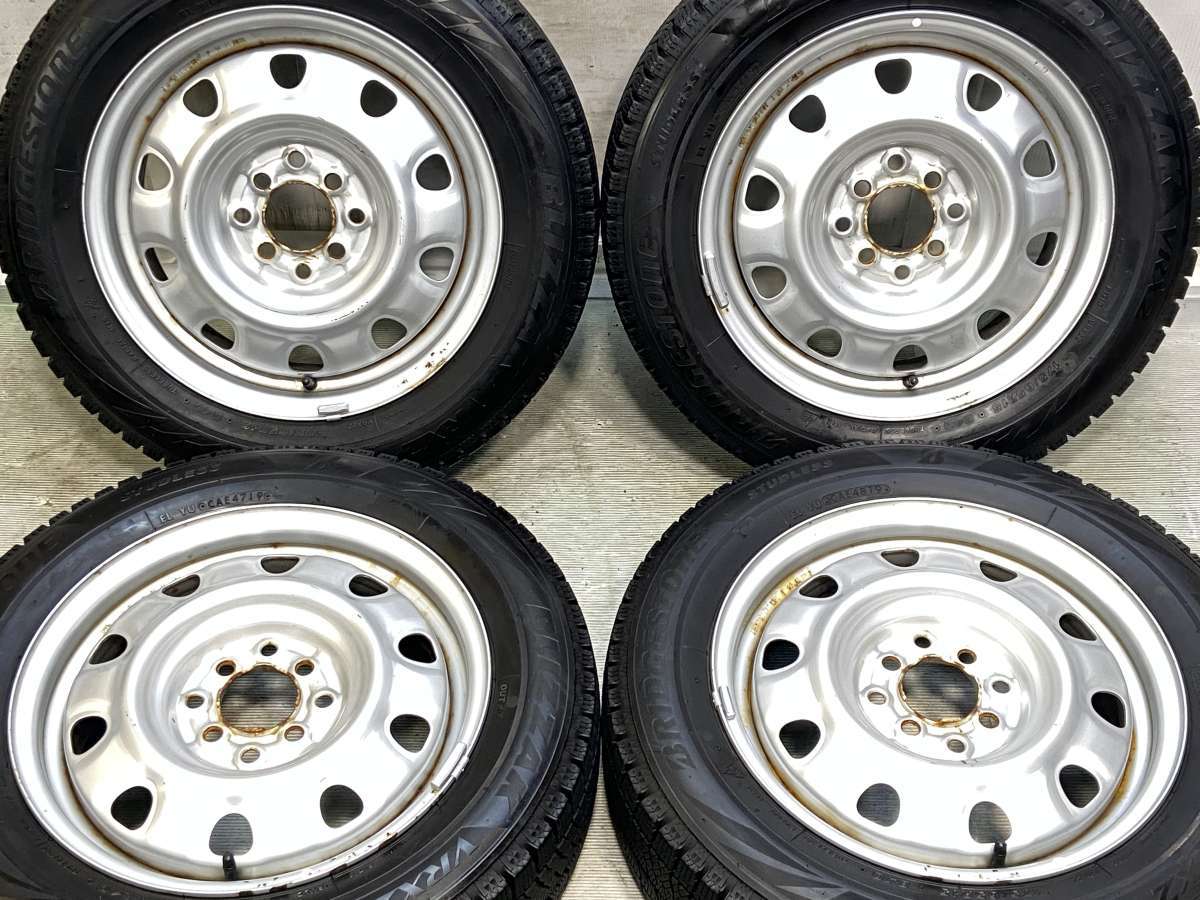 175/65R15 ブリヂストン ブリザック VRX2 　 TOPY V13 15x5.5 42 100/114.3-4穴 中古タイヤ スタッドレスタイヤ ホイールセット 4本セット