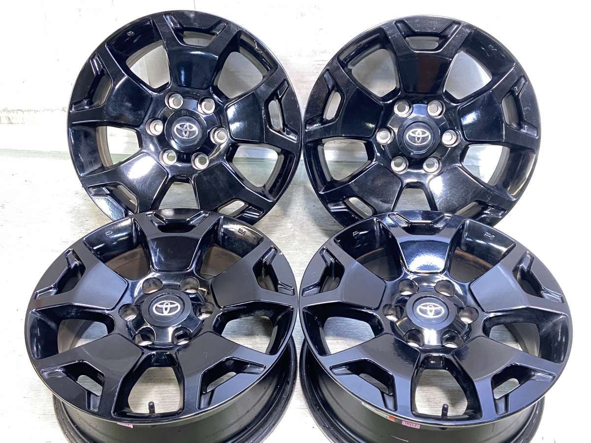 18x7.5 30 139.7-6穴トヨタ純正 中古ホイール 4本セット