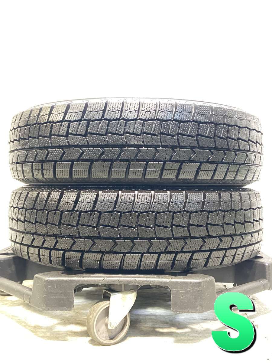 165/65R14 ダンロップ ウィンターマックス WM02 中古タイヤ スタッドレスタイヤ 2本セット
