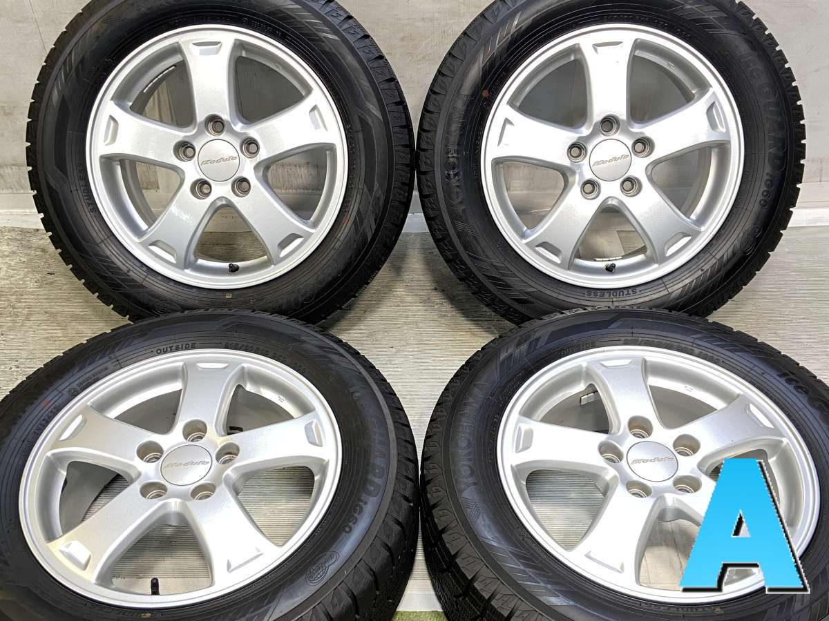 215/60R16 ヨコハマ アイスガード iG60 ホンダ純正 MODURO 16x6.5 55 114.3-5穴 中古タイヤ スタッドレスタイヤ ホイールセット 4本セット
