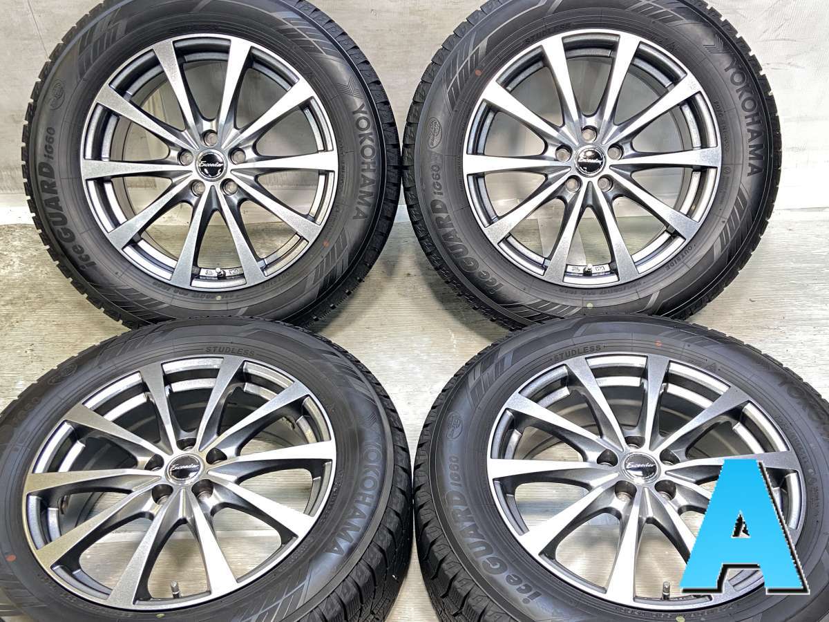 225/60R17 ヨコハマ アイスガード iG60 　 エクシーダー 17x7.0 50 100-5穴 中古タイヤ スタッドレスタイヤ ホイールセット 4本セット